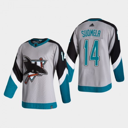 Herren Eishockey San Jose Sharks Trikot Antti Suomela 14 2020-21 Reverse Retro Authentic